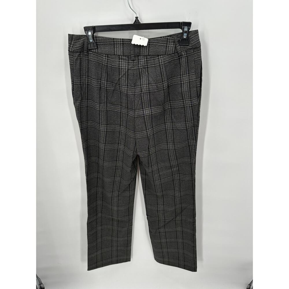 SANCTUARY NWT Evereve Chcarcoal Plaid Soho Trouser Pant // 28 - Picture 10 of 11